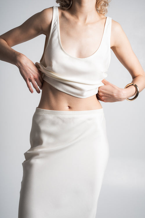 Bias-Cut Skirt