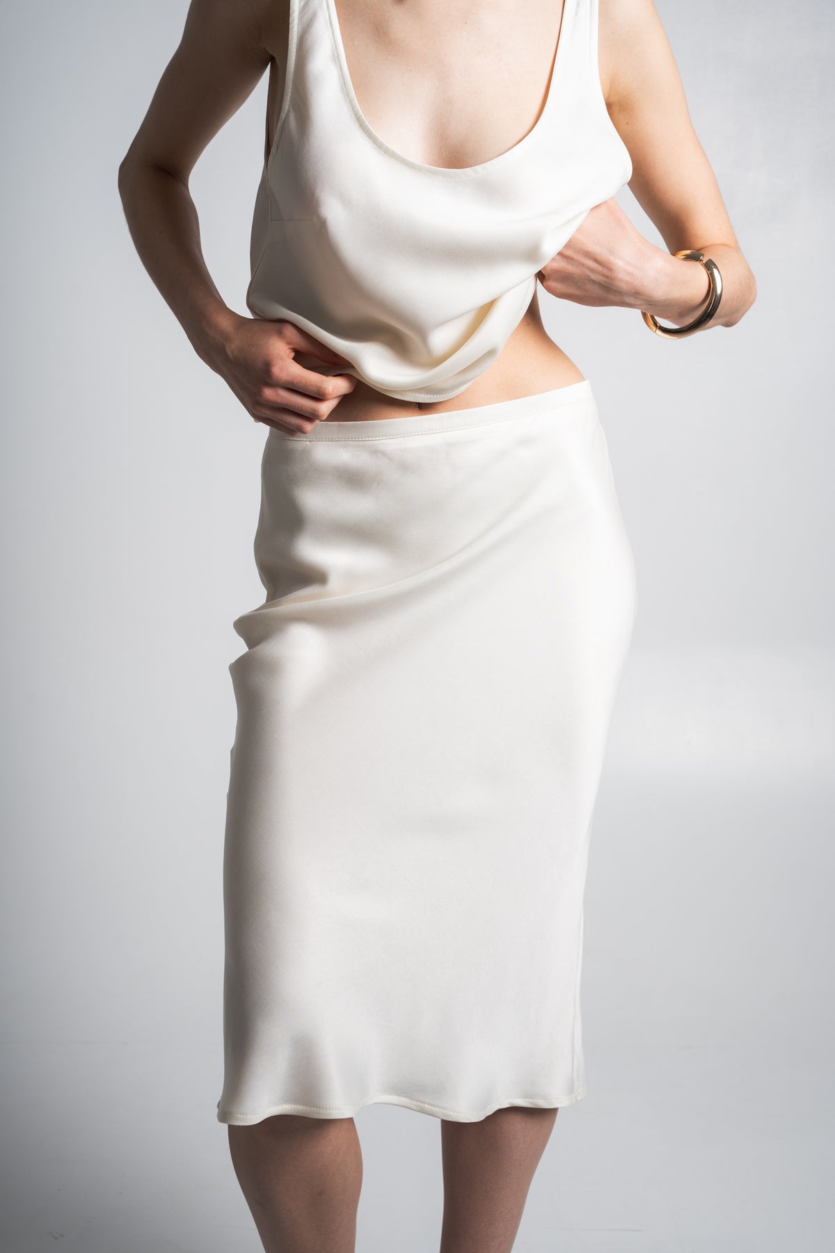 Bias-Cut Skirt
