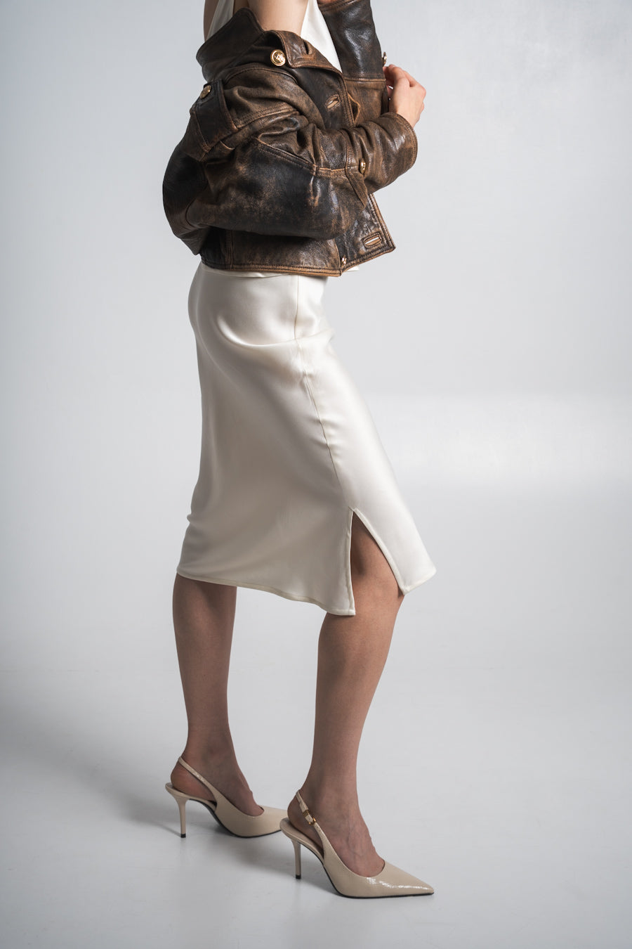 Bias-Cut Skirt