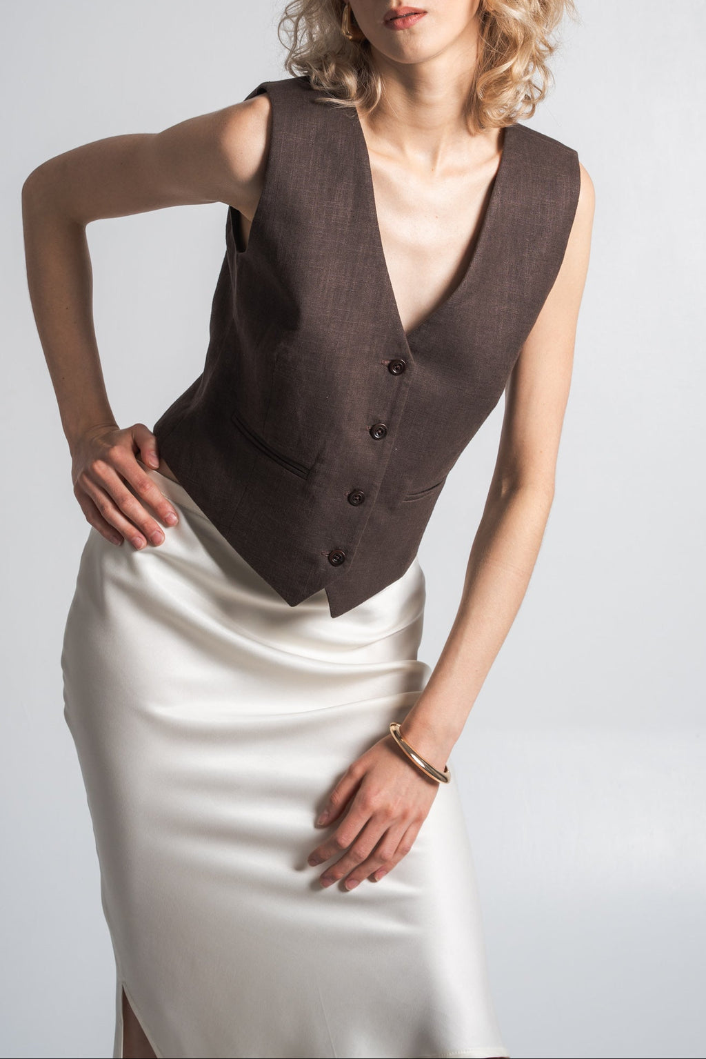 Linen Vest