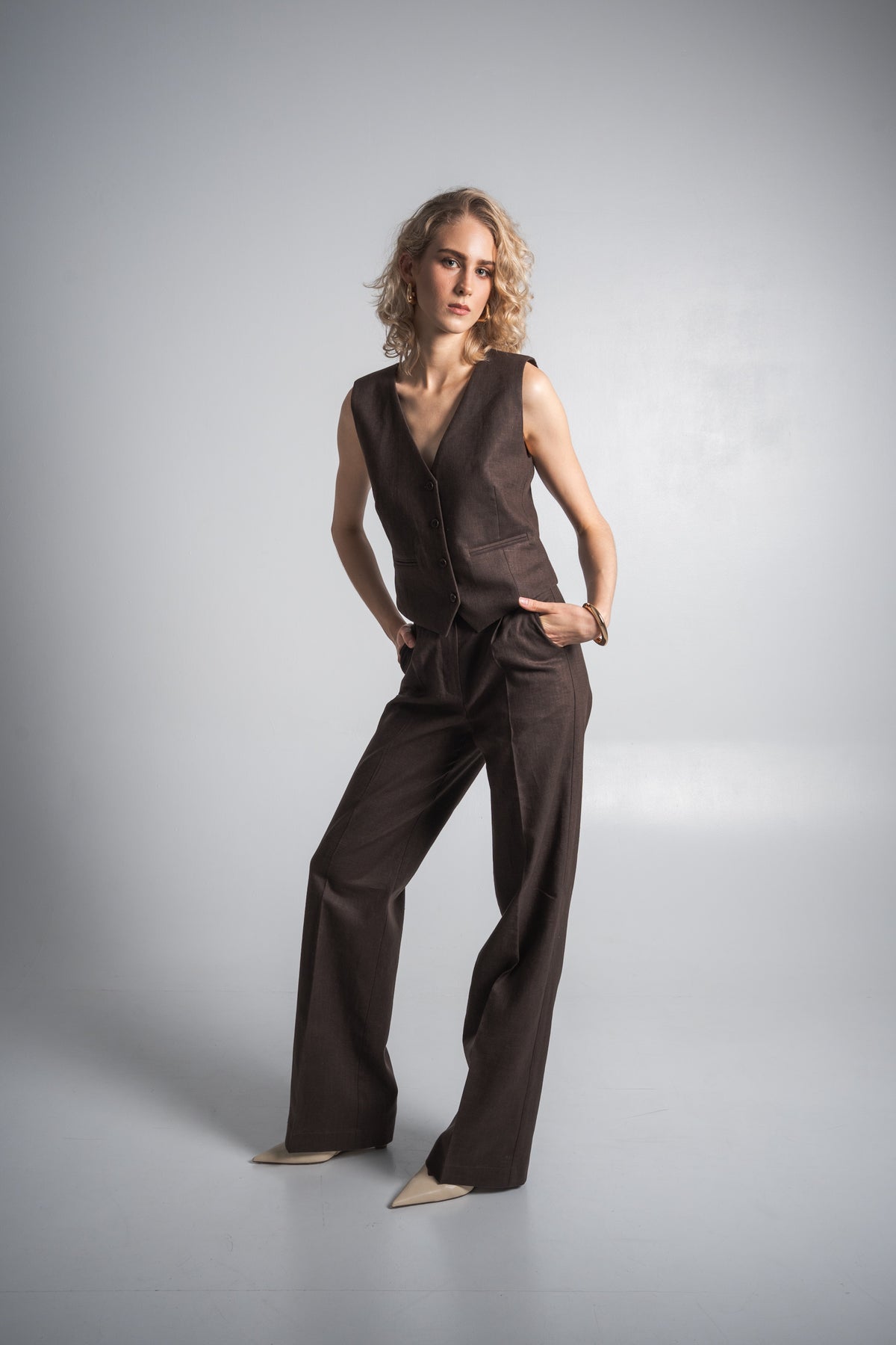 Linen Vest